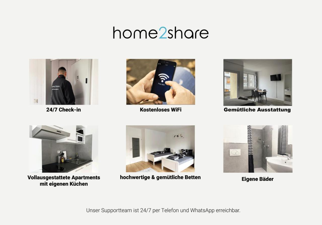 Zentrale Studios Fur Monteure I Home2Share Osnabrueck Exterior photo